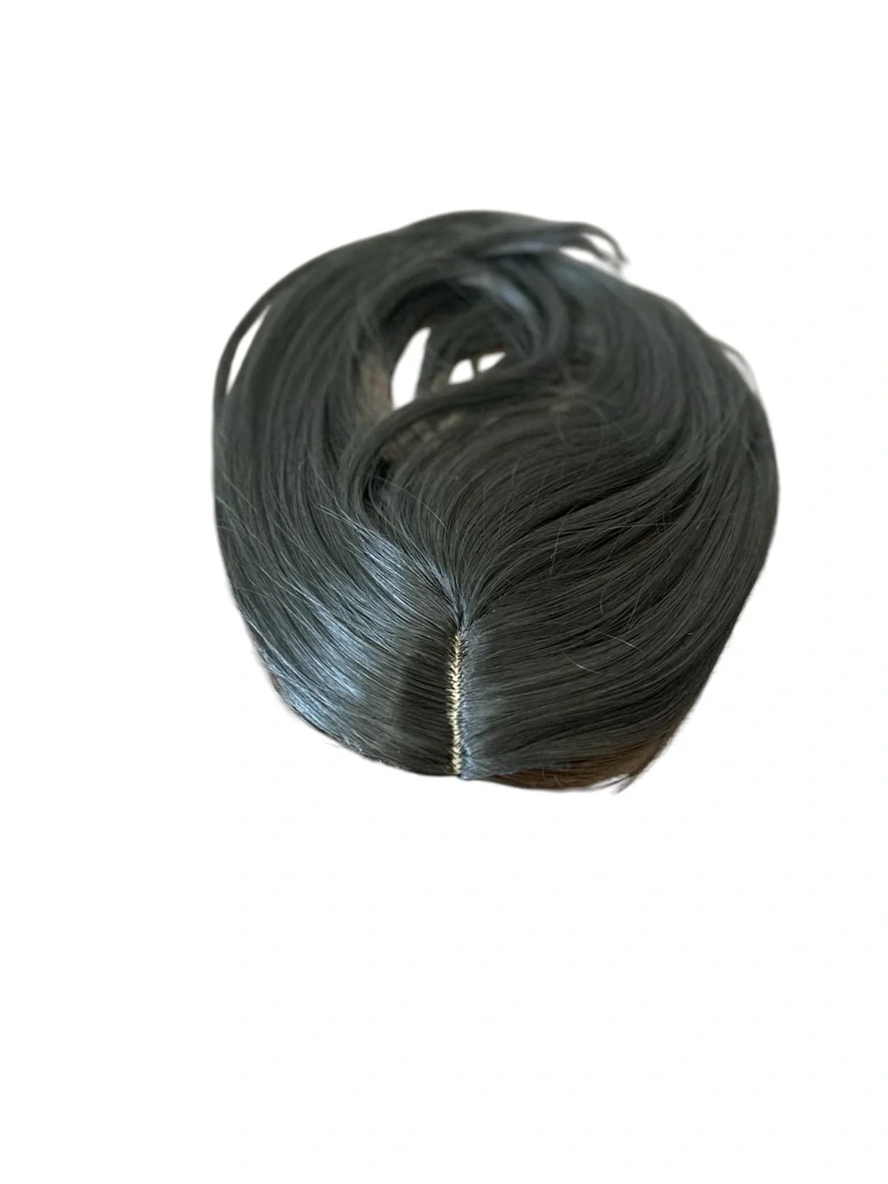 Mocha Black Synthetic Hairline Extension  Instant Volume 10” with 2” wide band